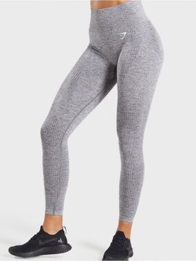 Gymshark Speckled Gray Seamless Leggings Workout Athleisure